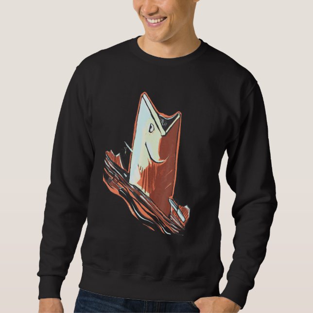 Sweatshirt Fish Adventure Art (Devant)