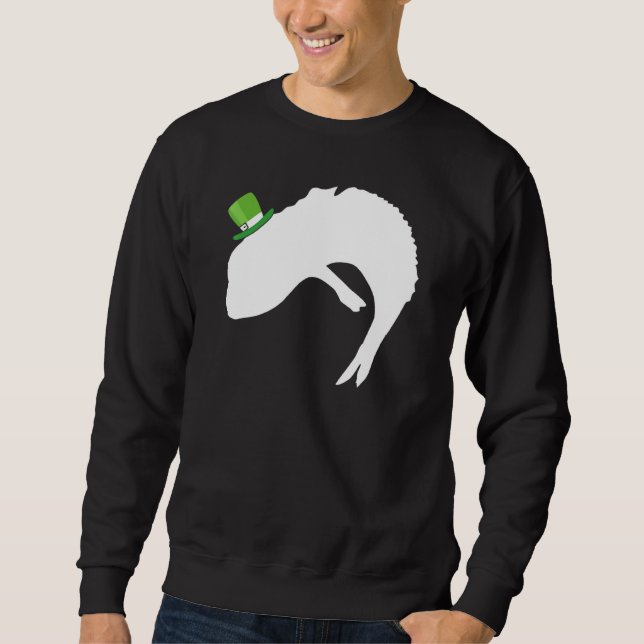 Sweatshirt Fish Dragon Leprechaun Irish St Patrick Day (Devant)