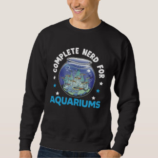 Sweatshirt Fish Keeper Aquarium Junkie Aquarist Saltwater Tan
