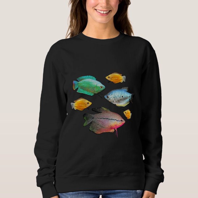 Sweatshirt Fish Pearl Gourami Aquarium Fish Tank (Devant)