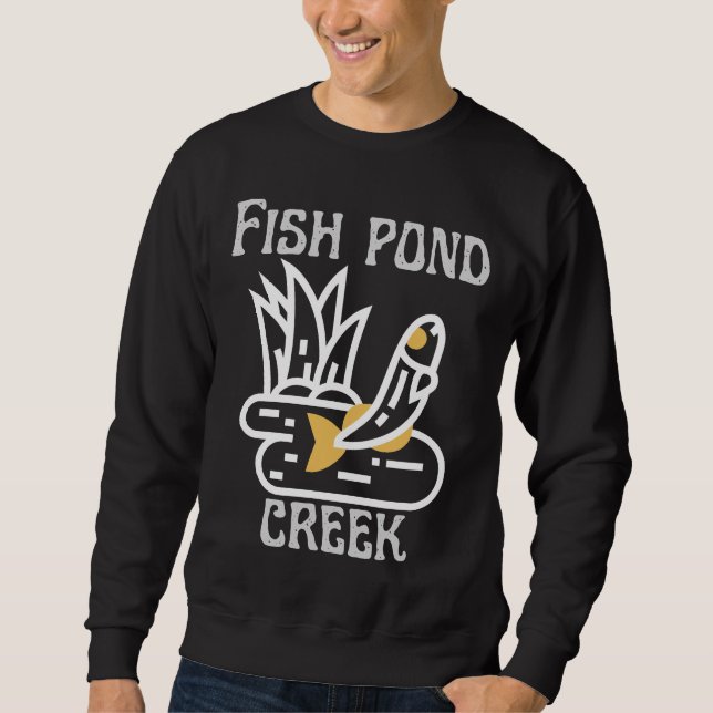 Sweatshirt Fish Pond Creek (Devant)