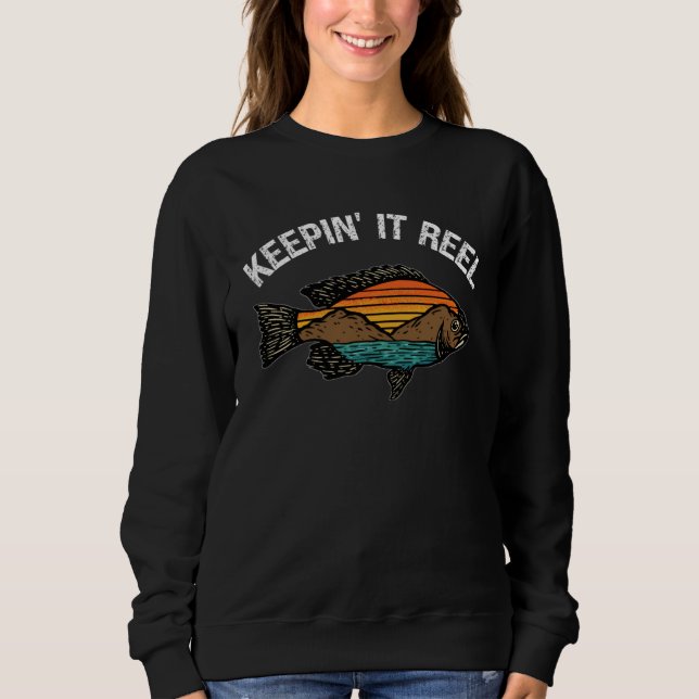 Sweatshirt Fishermen s  Keepin It Real Fishing  s Apparel (Devant)