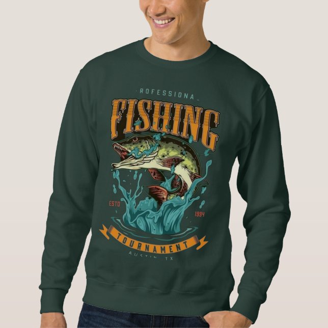 Sweatshirt Fishing  (Devant)