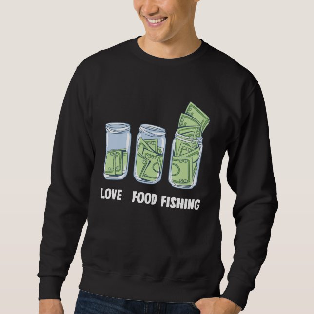 Sweatshirt fishing Money Bank (Devant)