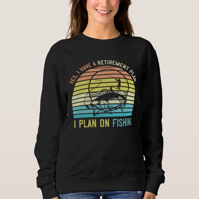 Sweatshirt Fishing Retirement Day  for Fisherman Retiring fro (Devant)