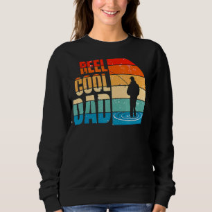 Sweatshirt Fishman Daddy Mens Reel Cool Papa Fête des pères