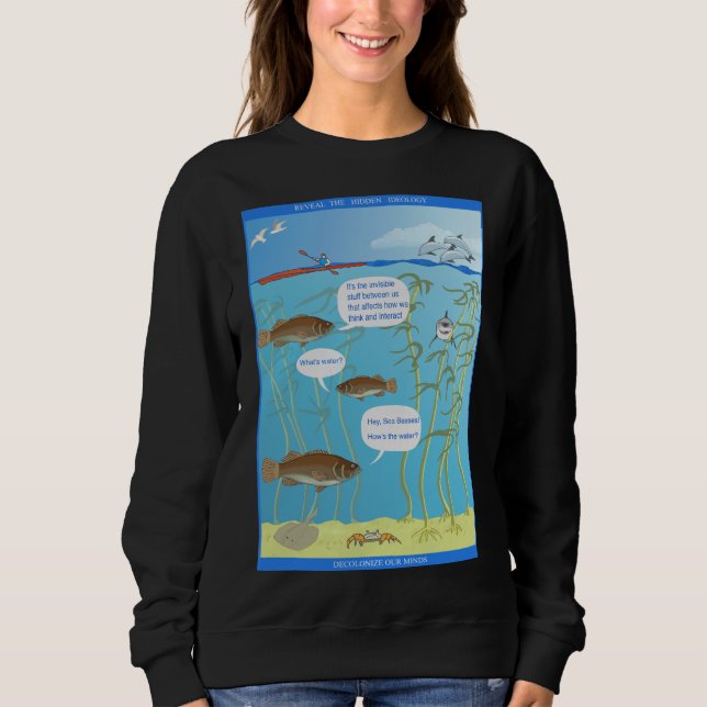 Sweatshirt Fissures dans le Monde - Comment est l'eau ? -  (Devant)