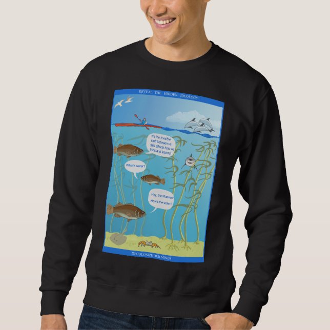 Sweatshirt Fissures dans le monde - Comment va l'eau ? -  (Devant)