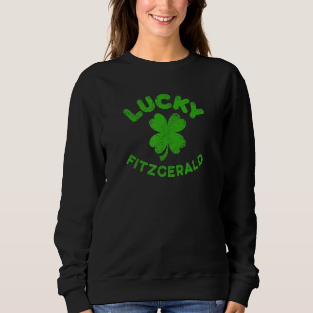Sweatshirt Fitzgerald Irish Family Saint Patrick S Day Fitz (Devant)
