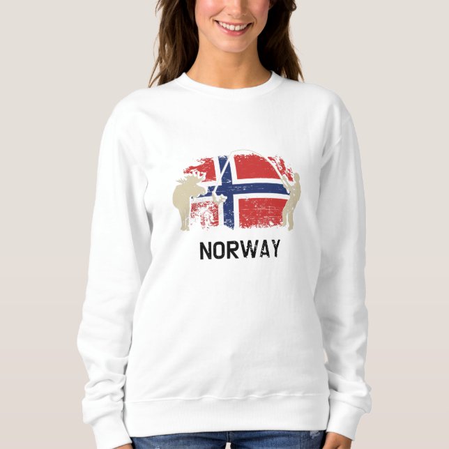 Sweatshirt Flag norvégien (Devant)