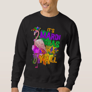 Sweatshirt Flamant rose d'idées de la fête du Carnaval Mardi