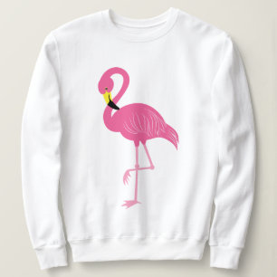 Sweatshirt Flamant rose rose chaud