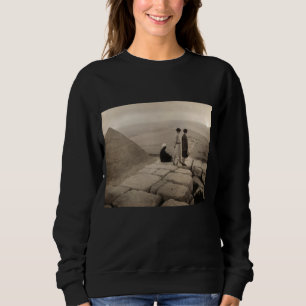 Sweatshirt Flapper Girls Sunrise Khufu Pyramid, Égypte 1920