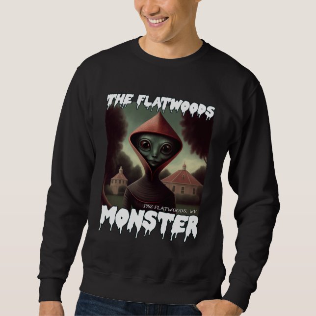 Sweatshirt Flatwoods Monster Alien Braxie 1952 Creepy Cryptid (Devant)