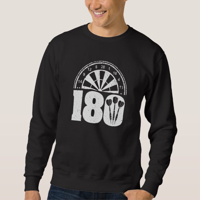 Sweatshirt Fléchettes Hommes Femmes Joueurs de fléchettes Cib (Devant)