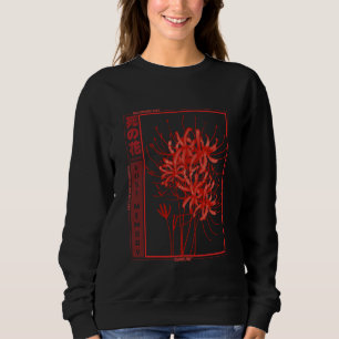 Sweatshirt Fleur de Lycoris Radiata Amoureux d'Anime Esthétiq