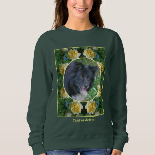 Sweatshirt Fleur de rose jaune Créez votre propre photo