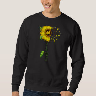 Sweatshirt Fleur de soleil de femmes meilleur chien maman jam