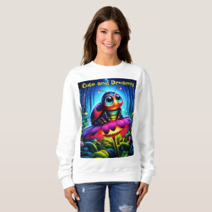 Sweatshirt Fleur d'imaginaire molle et brillant Enchantée Lad