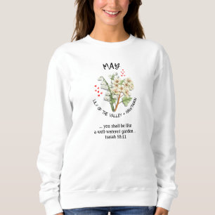 Sweatshirt Fleur du mois de naissance MAMAN Christian