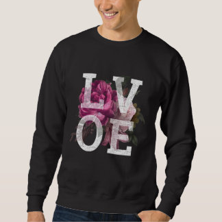 Sweatshirt Fleur Fleur Fleur Fleur Rose Fleur Fleur Fleur Fle