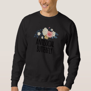 Sweatshirt Fleur Floral Papillon Antisocial Floral