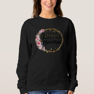 Sweatshirt Fleur Mawmaw Bénie Aux Femmes Promues À Grand-Mère