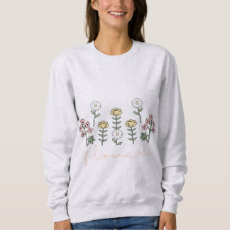 Sweatshirt Fleurs