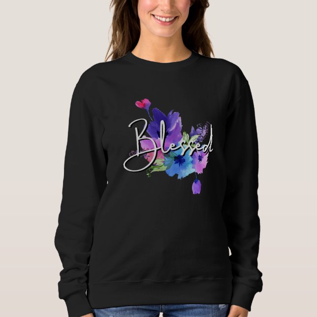 Sweatshirt Fleurs Bénie (Devant)