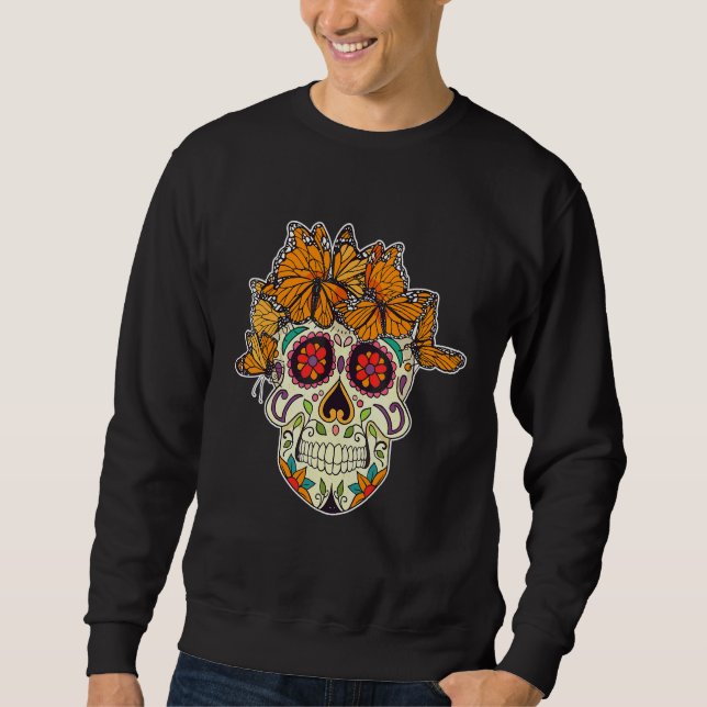 Sweatshirt Fleurs colorées de l'imagination (Devant)