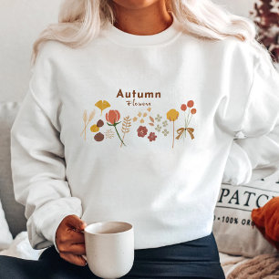 Sweatshirt Fleurs d'automne
