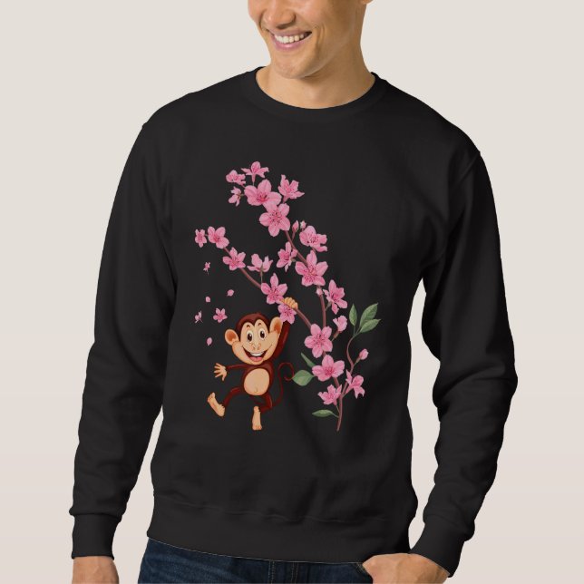 Sweatshirt Fleurs de cerisiers Cherryblossom japonais (Devant)