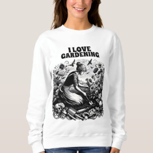 Sweatshirt Fleurs de la Dame du Jardin