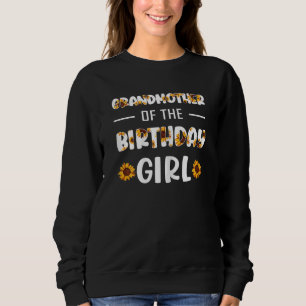 Sweatshirt Fleurs De Tournesol Simples Motif Grand-Mère De T
