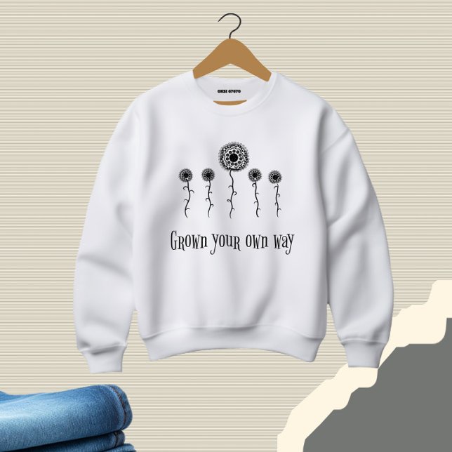 Sweatshirt Fleurs en croissance (Créateur téléchargé)