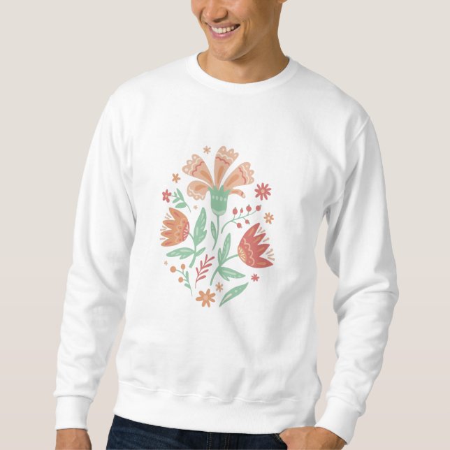 Sweatshirt Fleurs sauvages (Devant)