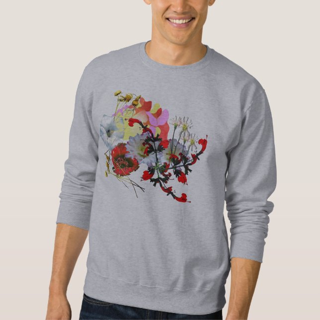SWEATSHIRT FLEURS SAUVAGES (Devant)
