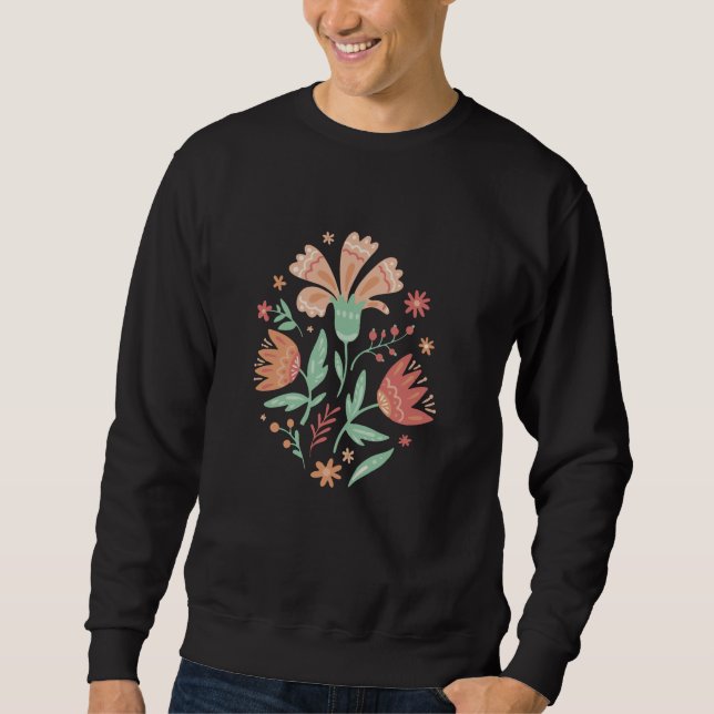 Sweatshirt Fleurs sauvages (Devant)