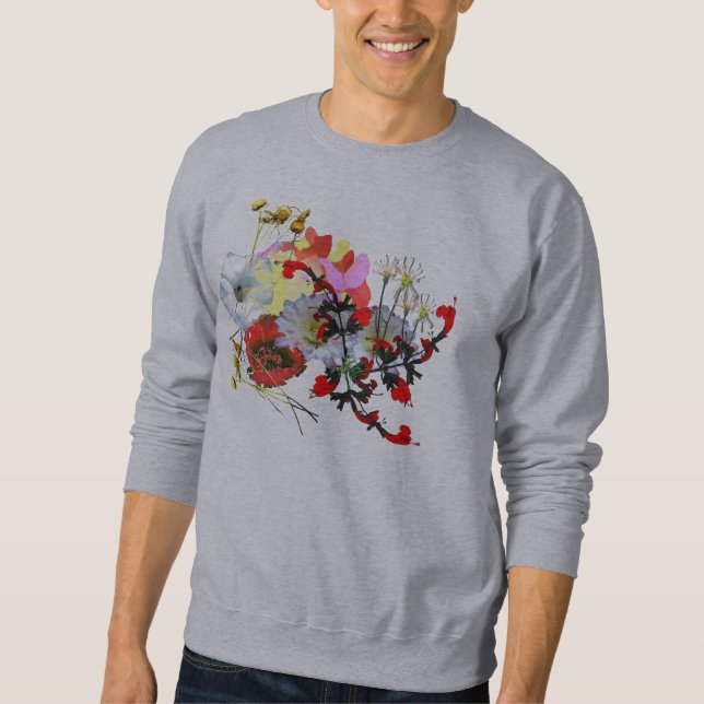 SWEATSHIRT FLEURS SAUVAGES (Devant)