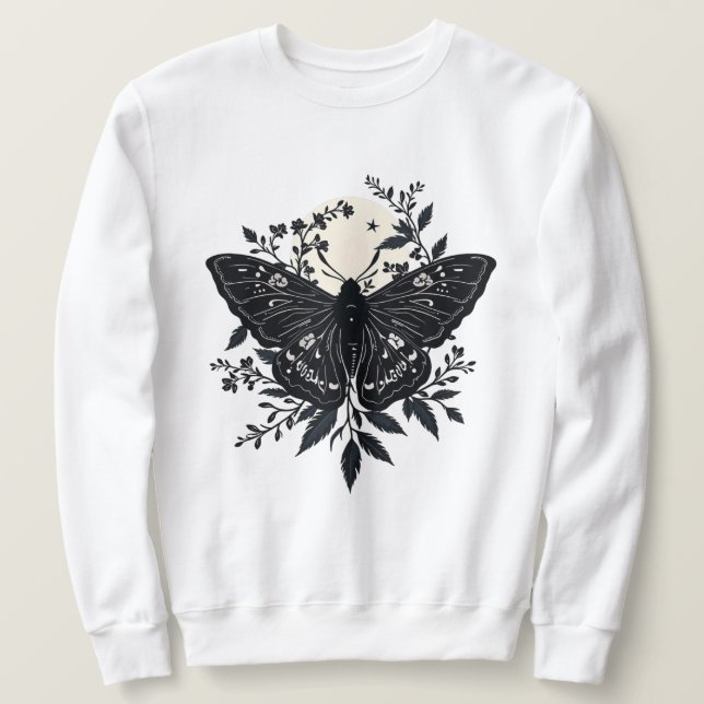 Sweatshirt Floraisons Nocturnes (Design devant)