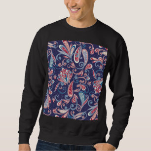 Sweatshirt Floral Ethnique : Abstrait Oriental Sans Seamless.