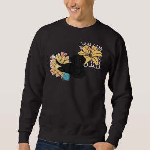 Sweatshirt Floral jaune du Labrador