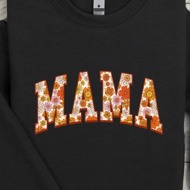 Sweatshirt Floral Mama (Créateur téléchargé)