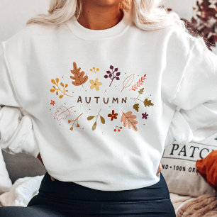 Sweatshirt Floral minimal d'automne