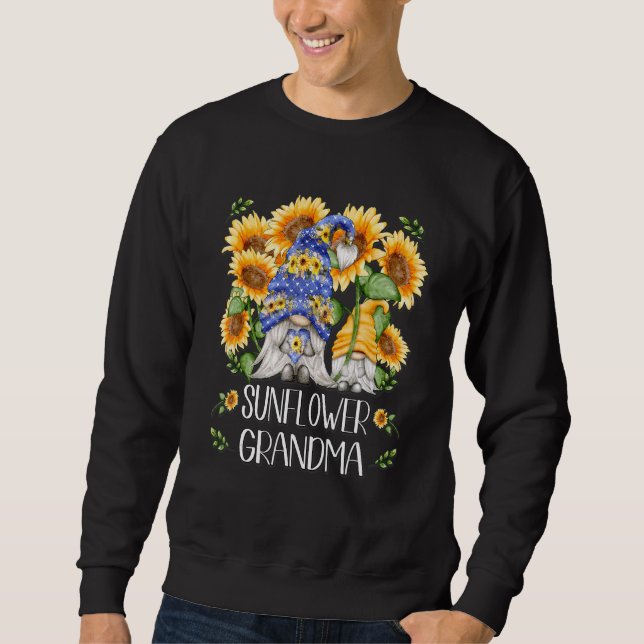 Sweatshirt Floral Spring Gnome Spectacle Amour & Coeur Tourne (Devant)