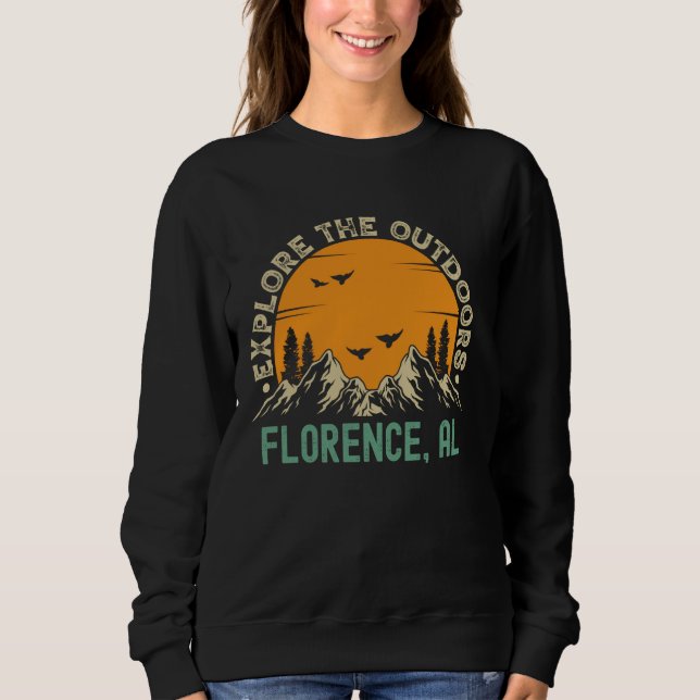 Sweatshirt Florence, Alabama - Explorez Le Plein Air (Devant)