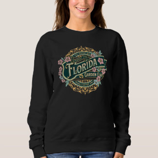 Sweatshirt Florida Garden Club Gardener Jardiner Pun Gardene