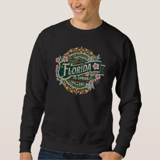 Sweatshirt Florida Garden Club Gardener Jardiner Pun Gardene