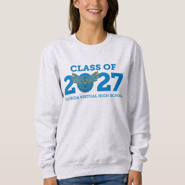 Sweatshirt Florida Virtual HS, promotion 2027 féminine (Devant)