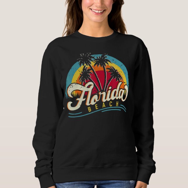 Sweatshirt Floride Beach Vacances Souvenir (Devant)